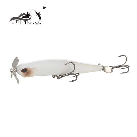 LTHTUG SPYBAITING-señuelo de Pesca de sal dura, cebos artificiales de 90mm, 14g, lápiz de hundimiento con hélices, lubina ► Foto 1/6