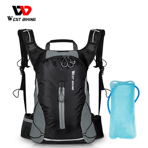 WEST BIKING-bolsa impermeable para deportes al aire libre para hombre y mujer, bolsa de agua, mochila para ciclismo, viaje, senderismo, Camping, bicicleta, 16L ► Foto 1/6