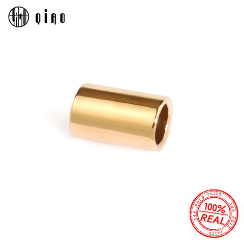 10 Uds. De engarce y cuentas de oro de 14K de 2mm y 1,6mm, abalorios de oro de 14K rellenos para la fabricación de joyas ► Foto 1/6