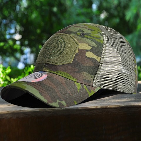 Camuflaje táctico gorra de béisbol ejército aficionados adiestramiento al aire libre deportes de senderismo sombrero militar hombres verano sol protección tapa respirable ► Foto 1/6