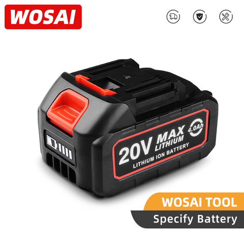 WOSAI-Taladro Inalámbrico serie de iones de litio, 12V, 16V, 20V, sierra de plantilla, llave sin escobillas, destornillador, martillo, amoladora angular, batería de litio ► Foto 1/6