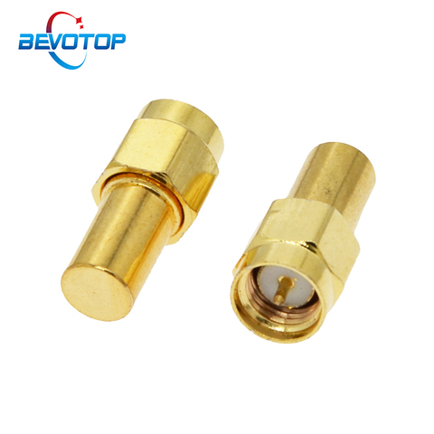 2 uds. De conector Coaxial de carga ficticia, 1W, 3,0 GHz, 50ohm, SMA/RP-SMA, conector Coaxial recto de latón, adaptadores RF ► Foto 1/5