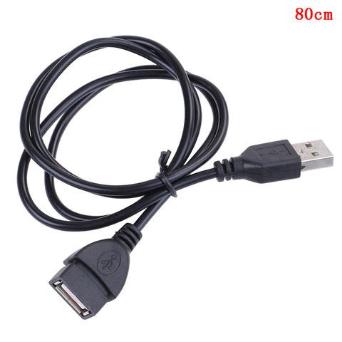 Cable USB 2,0 de sincronización de datos macho a hembra Cable extensor USB 2,0 Cable de extensión USB Cable de extensión supervelocidad 80/150cm ► Foto 1/6