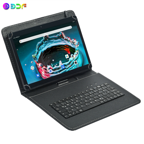 Sistema de tabletas de 10,1 pulgadas, 9,0 Octa Core, 4GB + 64GB, compatible con Google 3G/4g, teléfono llamada Bluetooth, Wi-Fi 4,0, pantalla de acero 2.5D, tableta Pc ► Foto 1/6