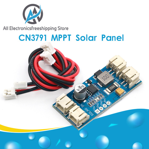 Regulador de Panel Solar MPPT para carga de batería de litio, módulo controlador de placa del cargador, 3,7 V, 4,2 V, CN3791 ► Foto 1/6