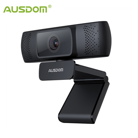 AUSDOM-cámara Web AF640, Full HD, 1080P, autoenfoque para videoconferencia, Webcam con micrófono para PC ► Foto 1/6