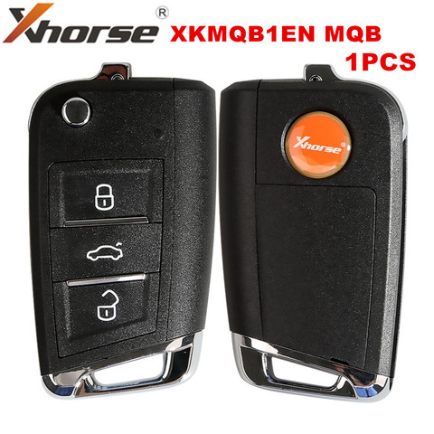 Xhorse-llave abatible transpondedor para V-W, 3 botones, estilo MQB, XKMQB1EN ► Foto 1/5