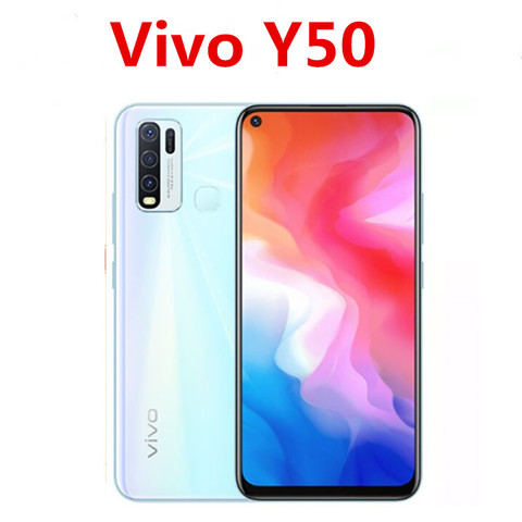 Vivo-smartphone Y50, 4G, LTE teléfono inteligente, 6,53 pulgadas, IPS, 2340x1080, 8GB de RAM, 128GB ROM, 5 cámaras, huella dactilar, Snapdragon 665, Android 10,0 ► Foto 1/6