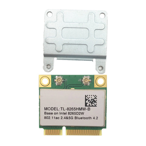 MINI tarjeta PCI-E de doble banda para Intel 8265, IT-8265HMW, 8265D2W, 802.11ac, 867Mbps, WiFi, Bluetooth 4,2, para win 10 ► Foto 1/4