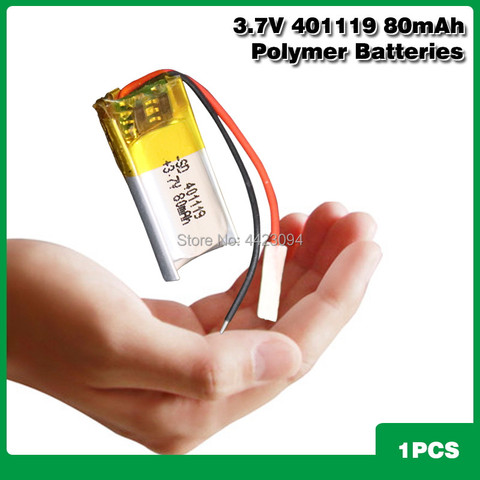 Batería de litio de polímero para gafas 3D, 3,7 v, 80mah, 401119 ► Foto 1/6