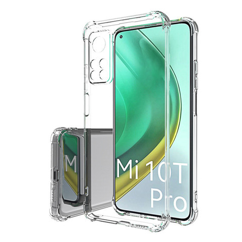 Funda Mi 10 t pro mi10t mi 10 t pro caso a prueba de golpes a prueba de silicona suave transparente protectora de lente de cámara para Xiaomi mi 10 t pro mi10t mi 10 t pro carcasa protectora Fundas ► Foto 1/1