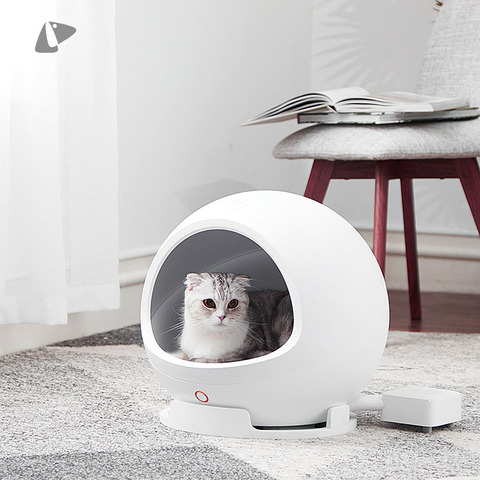 PETKIT pequeño gato perro cama casa camas inteligentes esteras con wifi controlador inalámbrico para mascotas pequeñas gatos cama para dormir cama para gato ► Foto 1/6