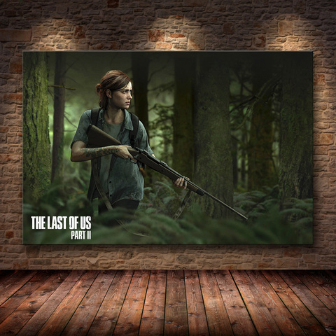 Póster del juego The Last Of Us para decoración del hogar, pintura en lienzo con imagen HD de zombies, supervivencia, Horror, arte de pared ► Foto 1/6