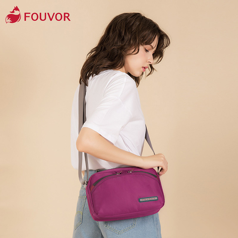 Fouvor 2022 de Nylon nueva moda bolsa pequeña para las mujeres Simple salvaje casuales de lona señoras Oxford bandolera de hombro 2587-06 ► Foto 1/5