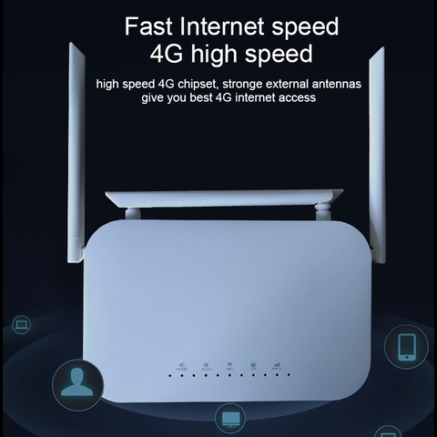 LC117 LTE CPE 300m CAT4 32 usuarios de wifi RJ45 WAN, LAN inalámbrico tarjeta SIM 4G wifi router ► Foto 1/6