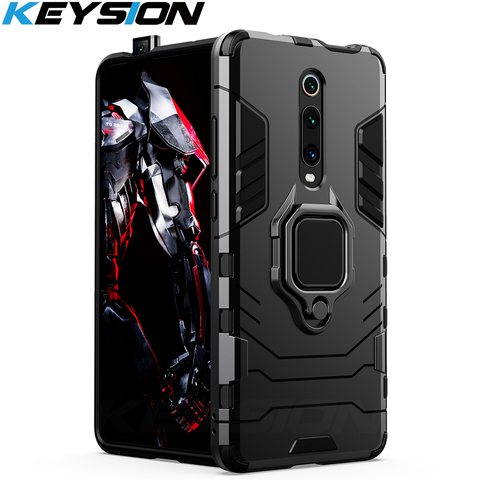 Funda protectora a prueba de golpes para Xiaomi mi 9T Red mi K20 mi 9 8 SE soporte anillo de coche funda de teléfono para Red mi K20 Pro Note 7 6 ► Foto 1/6