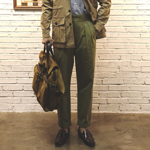CK-0006 de algodón para hombre, pantalones informales de alta calidad, estilo militar, Vintage, Gurkha, talla 28 a 42 ► Foto 1/6