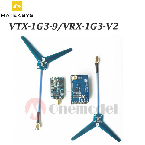 Matek /VTX-1G3-9 Video transmisor/VRX-1G3-V2 receptor de vídeo 40KM de largo alcance 1,2/1,3 GHZ/ANT-Y1240 2-8S FPV RC FPV Racing ► Foto 1/6