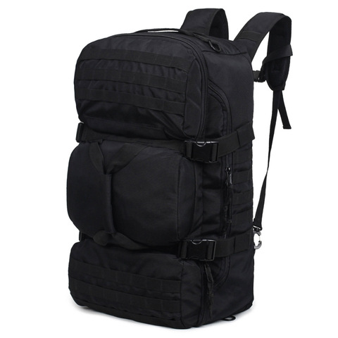 Mochila táctica militar para hombre, morral multifunción de gran capacidad de 60L, bolso de hombro de nailon resistente al agua, mochila de viaje ► Foto 1/6