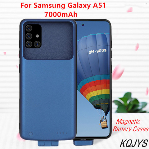 KQJYS-fundas magnéticas para cargador de batería, cubierta de carga de Banco de energía portátil para Samsung Galaxy A51 ► Foto 1/6