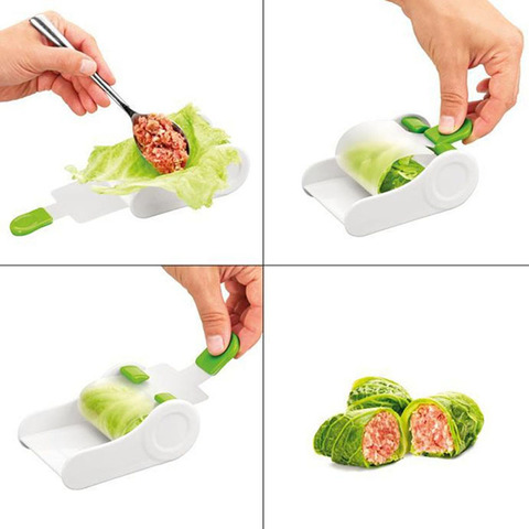 Utensilio de cocina creativo para rodamiento de carne y verduras, máquina rodante de hojas de repollo y uva rellena, utensilio para hacer Sushi en el hogar ► Foto 1/6