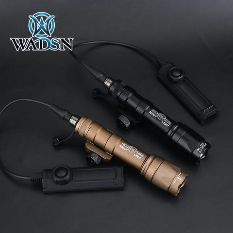 WADSN-linterna exploradora Airsoft Surefir M600 M600C, 340 lúmenes, LED, Tatical, Arma de caza, luz con cinta de doble función, Swtich ► Foto 1/6