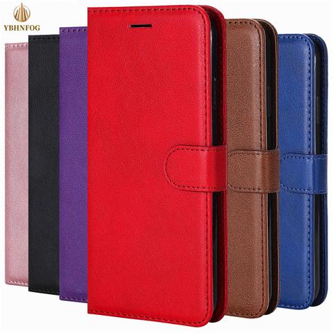 Funda de cuero de lujo sencilla para Moto G2, G4, G5S, G6 Plus, 2022, G7, Play, G8 Power Lite, soporte con tapa funda con ranuras para tarjetas ► Foto 1/6