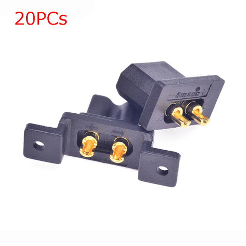 20 piezas Amass XT30G-conector de clavija con tornillos macho y hembra, se puede fijar XT30U Universal para RC Quadcopter Dron de carreras con visión en primera persona batería Lipo ► Foto 1/5