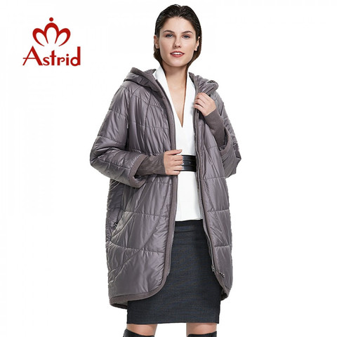 Chaqueta con capucha para mujer, chaqueta con cremallera de talla grande, abrigo para mujer, ropa de otoño 5XL, parka cálida lisa, novedad de 2022, AM-2075 ► Foto 1/6