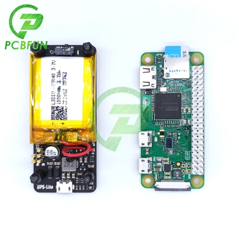 Tabla de sombrero de energía UPS Lite V1.2, con batería de litio de polímero de 1000mAh, detección de electricidad para Raspberry Pi Zero, novedad ► Foto 1/4