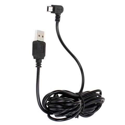 Cable de carga de ángulo recto para navegador GPS, conector USB tipo A Mini de 5 pines, 3,5 M ► Foto 1/6