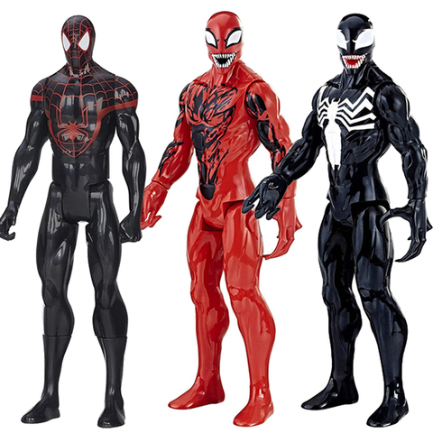 Figuras de acción de Venom de 12 pulgadas para niños, colección de figuras de acción de Titan Hero, Carnage Venom, regalo de Navidad ► Foto 1/6