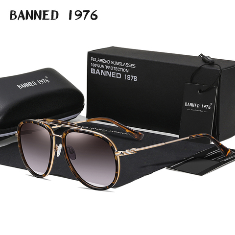 BANNED Gafas de Sol Polarizadas Para Hombre Lentes Deportivos