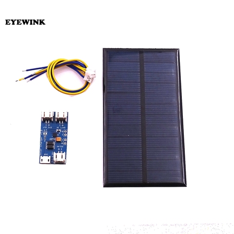 Panel Solar Mini Mono de 110x60MM, 5V, 60mA, carga y generación de electricidad con cargador solar lipo, 1 Uds. ► Foto 1/4