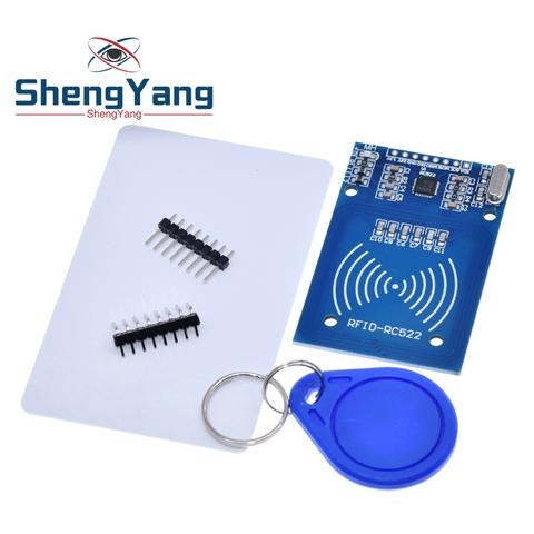 ShengYang-Módulo de inducción de tarjeta MFRC-522 RC522, RFID, RF, IC, S50 llavero de tarjeta electrónica Fudan gratis, venta al por mayor, 1 Uds. ► Foto 1/5