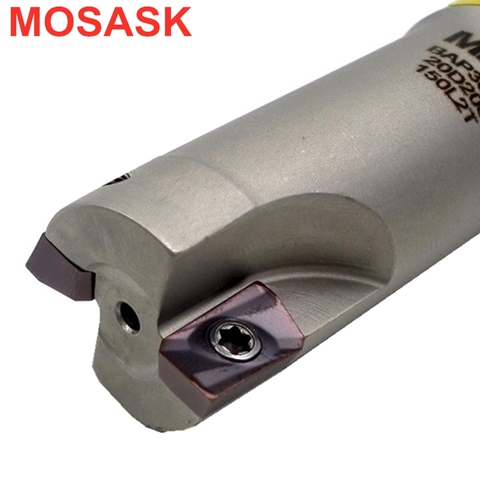 MOSASK-fresadora de carburo BAP300R APMT 1135, fresadora Indexable de ángulo recto, para hombro, C10, C12, C20, C25, CNC ► Foto 1/6