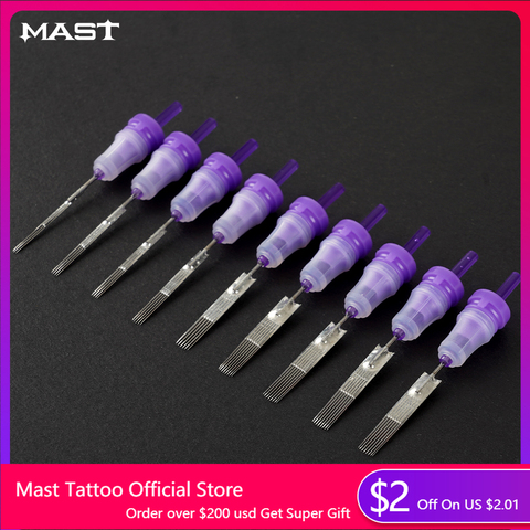 MAST Pro-cartucho de aguja de tatuaje esterilizado Magnum, agujas de maquillaje permanente, accesorios de cartucho de tatuaje de 0,30 MM/0,35 MM ► Foto 1/6