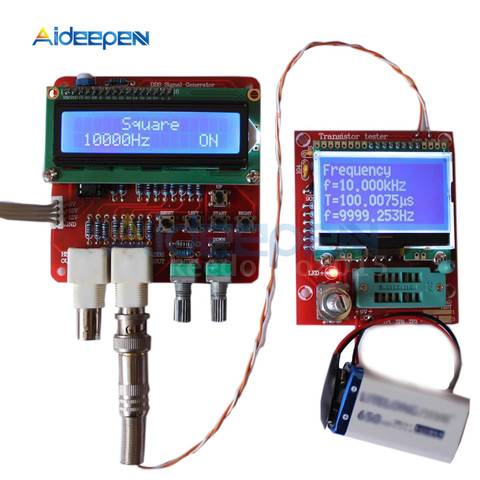 Probador de Transistor LCD M328, diodo LCR, triodo, medidor de voltaje de capacitancia, PWM, generador de señal de frecuencia de onda cuadrada ► Foto 1/6