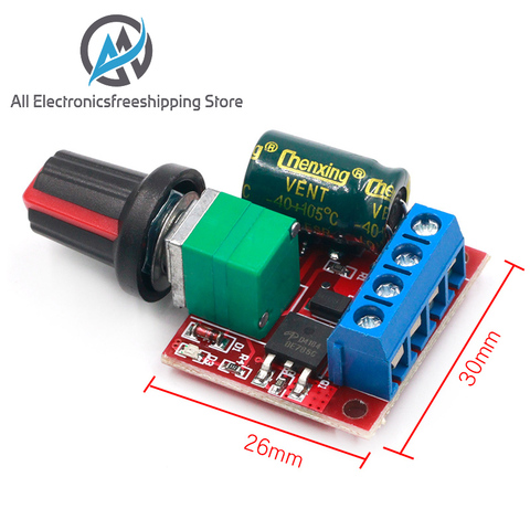 Controlador de Motor DC 4,5 V-35V, 5A, 20khz, LED, PWM, Control de velocidad, atenuación máxima de 90W ► Foto 1/6