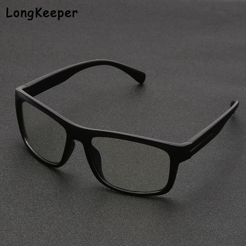 LongKeeper-gafas cuadradas de protección ocular para hombre y mujer, anteojos con marco cuadrado, con bloqueo de luz azul, protección óptica para los ojos, para ordenador, con UV400 ► Foto 1/6