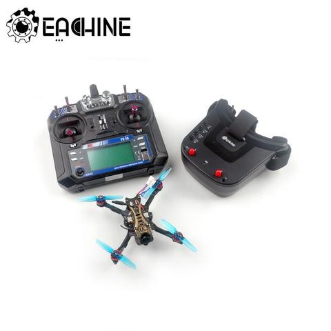 Eachine V2.0 novato-II 1-2S 2,5 pulgadas palillo Dron de carreras con visión en primera persona RTF Flysky FS-I6 2,4G transmisor con 5,8 Ghz 40CH VR009 gafas ► Foto 1/5