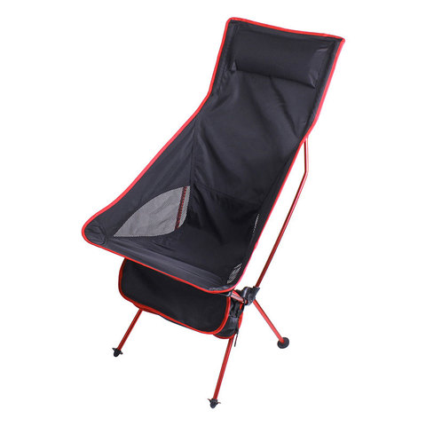 Silla plegable de viaje para exteriores, asiento ultraligero para acampar, pesca, barbacoa, senderismo, picnic y playa ► Foto 1/6