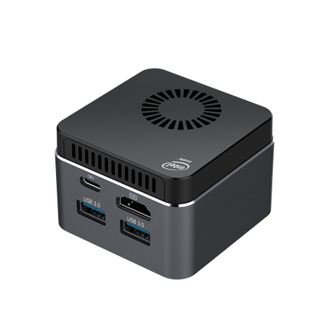 Mini ordenador M1T, Win10, Linux, Celeron, N4100/N4120/J4125, 8 GB de RAM, 128 GB/256 GB/512 GB de ROM, USB3.0, BT4.2, WIFI Dual, 2,4 GB + 5,8 GB ► Foto 1/6