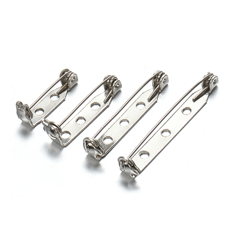 50 Pins de Metal broche Base broche 20/25/30/38mm broche cierre de seguridad accesorios para hacer joyas broche Diy ► Foto 1/6