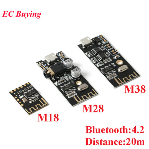 Módulo receptor de Audio inalámbrico por Bluetooth, MH-MX8 M18, M28, M38, BLT, 20M, 4,2 MP3, decodificador sin pérdidas, Kit DIY electrónico ESTÉREO ► Foto 1/6