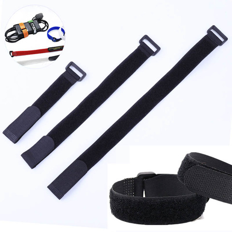 10 Uds negro adhesivo de nailon con Cinta ajustable velcro inversa hebilla cinta velcro Correa con hebilla correa de velcro cable lazos Correa cable ► Foto 1/6