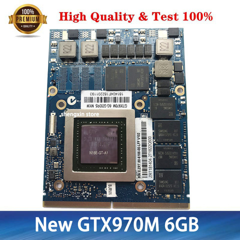 Nueva tarjeta de vídeo GTX970M GTX 970M para ordenador portátil MSI GT60 GT70 GT780 gt 780d HP 8760W 8770w Clevo P150HM P150EM P170EM ► Foto 1/2