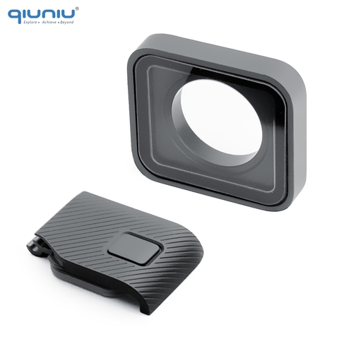 QIUNIU-cubierta de lente lateral de reemplazamiento, piezas de reparación de puerta USB-C Mini puerto HDMI, cubierta lateral para GoPro Hero 7 6 5, accesorio de cámara negro ► Foto 1/6