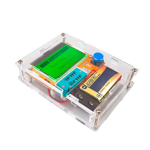 Medidor de transistores Mega328, medidor de transistores Digital V2.68, triodo de diodo de ESR-T4, capacitancia MOS/PNP/NPN LCR 12864, probador de pantalla LCD ► Foto 1/6