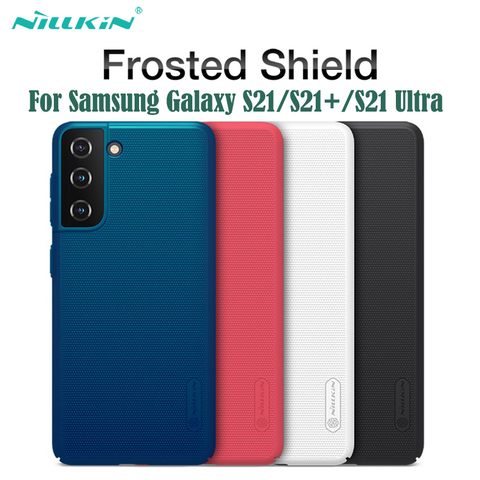 Para Samsung Galaxy S21 + S21 Ultra 5G funda Nillkin mate escudo dura del teléfono de la PC de la cubierta para Samsung Galaxy S21 S21 Plus ► Foto 1/6